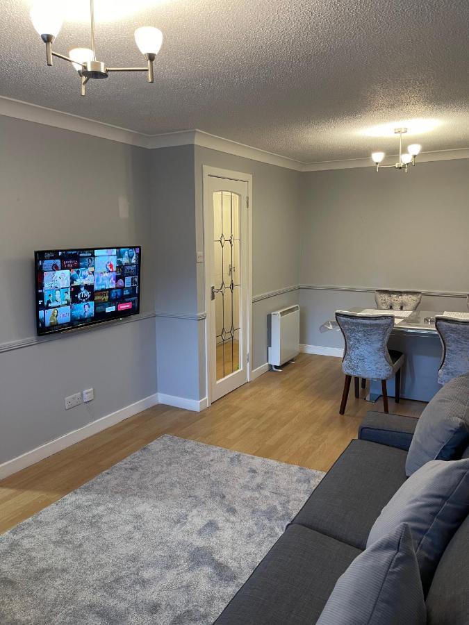 2 Bed Contemporary Apartment Glasgow Free Parking Netflix Sleeps 4 Luaran gambar